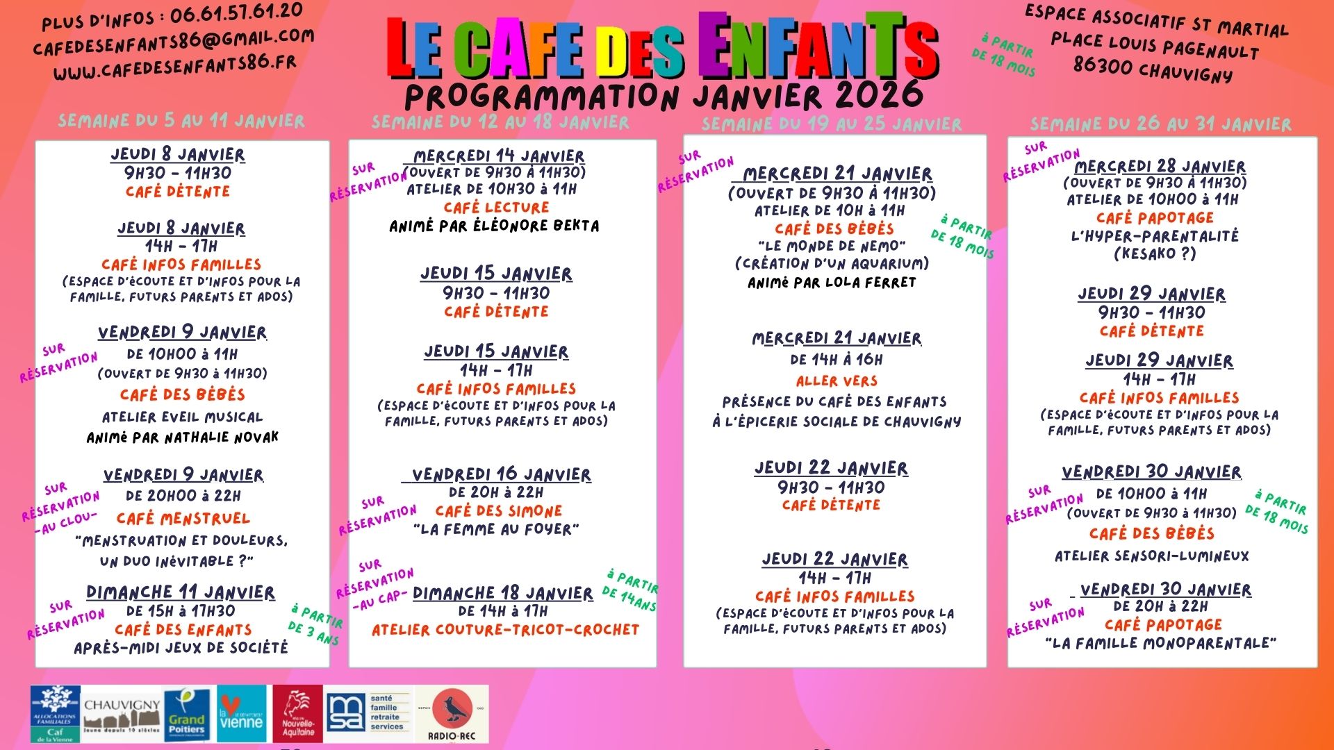 Programme Janvier 2026