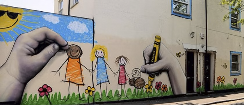 Photo de la devanture du café des parents à Chauvigny